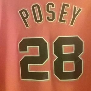 Rare not available this year orange Posey jersey